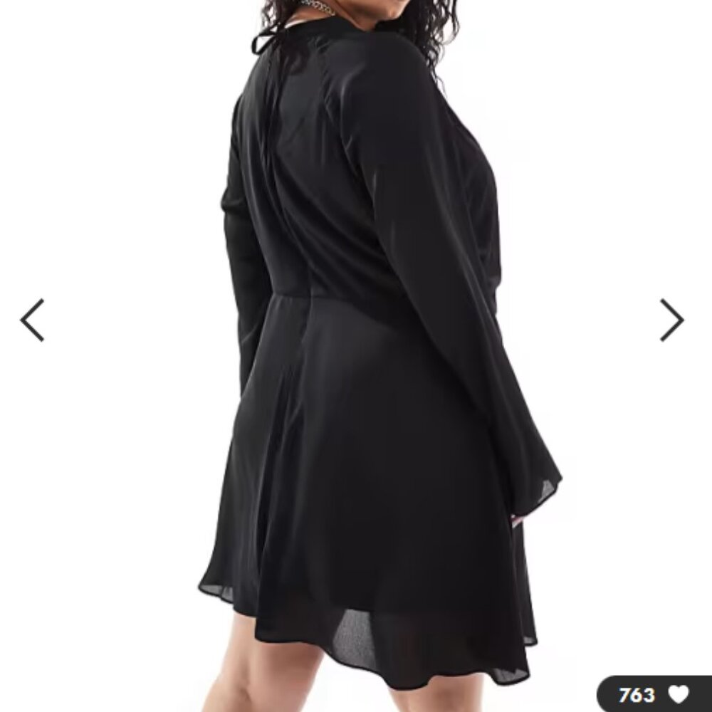 ASOS Curve Mini Tea Dress - Picture 3 of 4